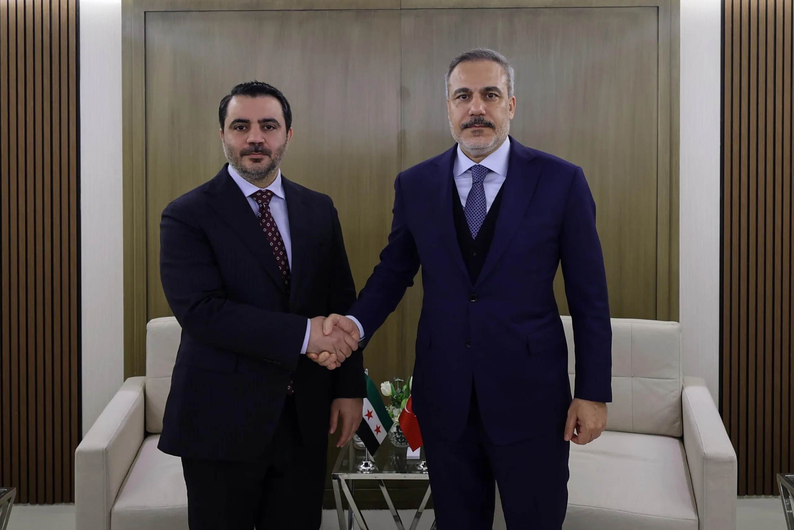 Hakan Fidan, Suriye Geçici Hükümet Dışişleri Bakanı ile Görüştü