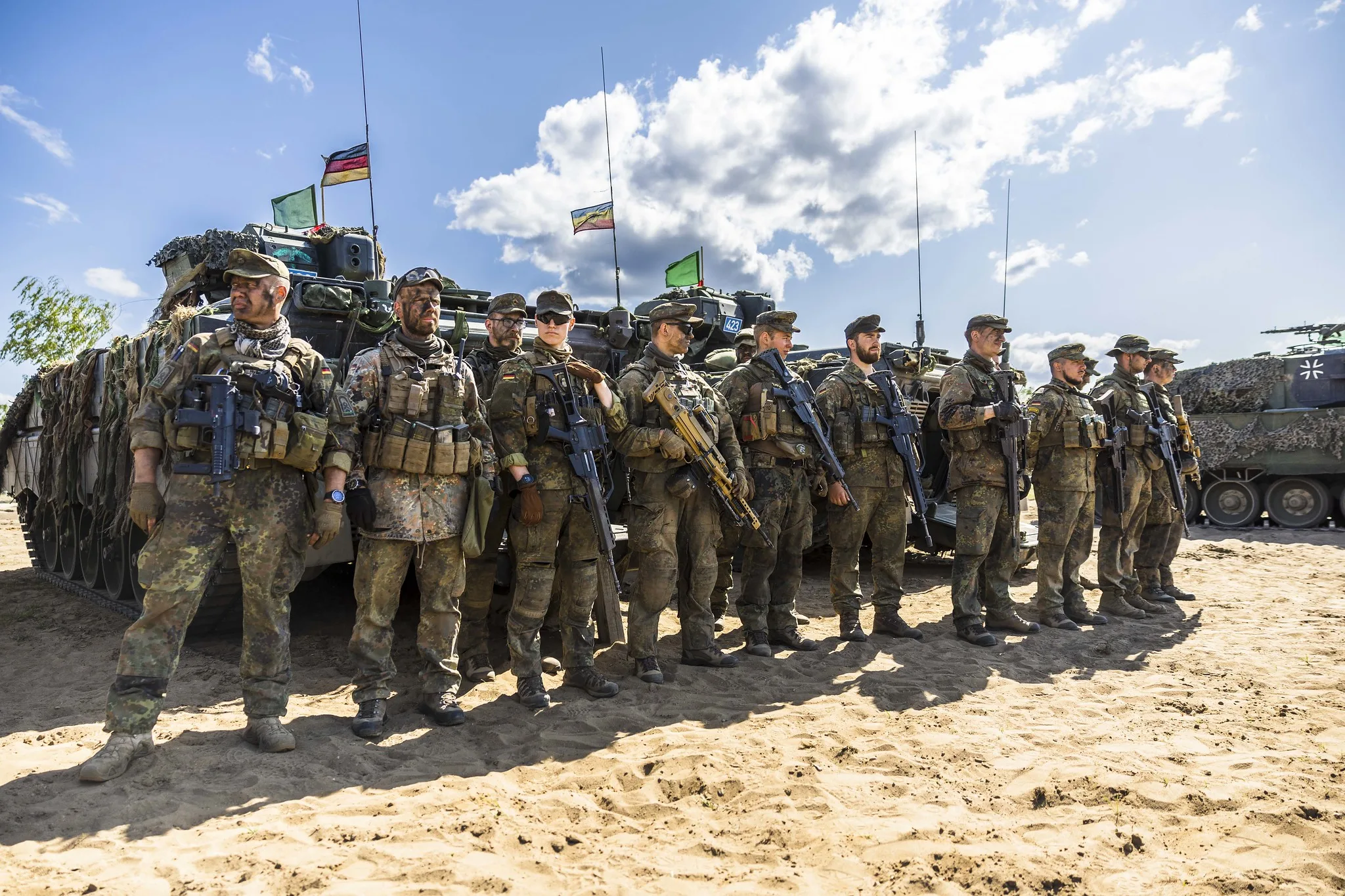 Almanya’nın NATO için Litvanya’da konuşlandırdığı tugay göreve başlıyor
