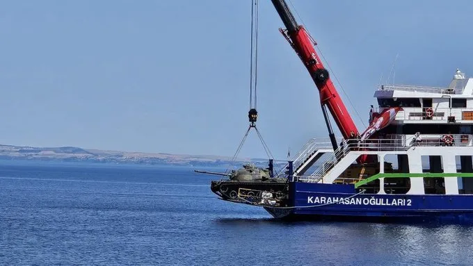 Kıbrıs gazisi tank, Saros Körfezi’ne batırıldı