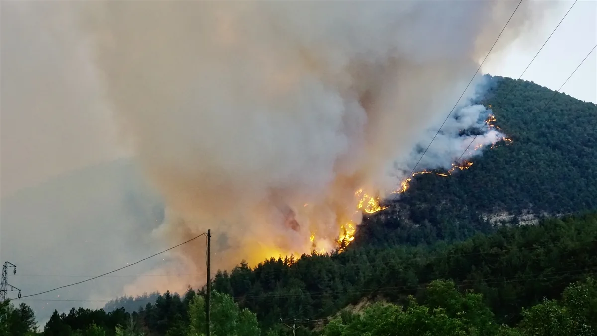 Karabük’te orman yangınları 10 köyün tahliyesine neden oldu