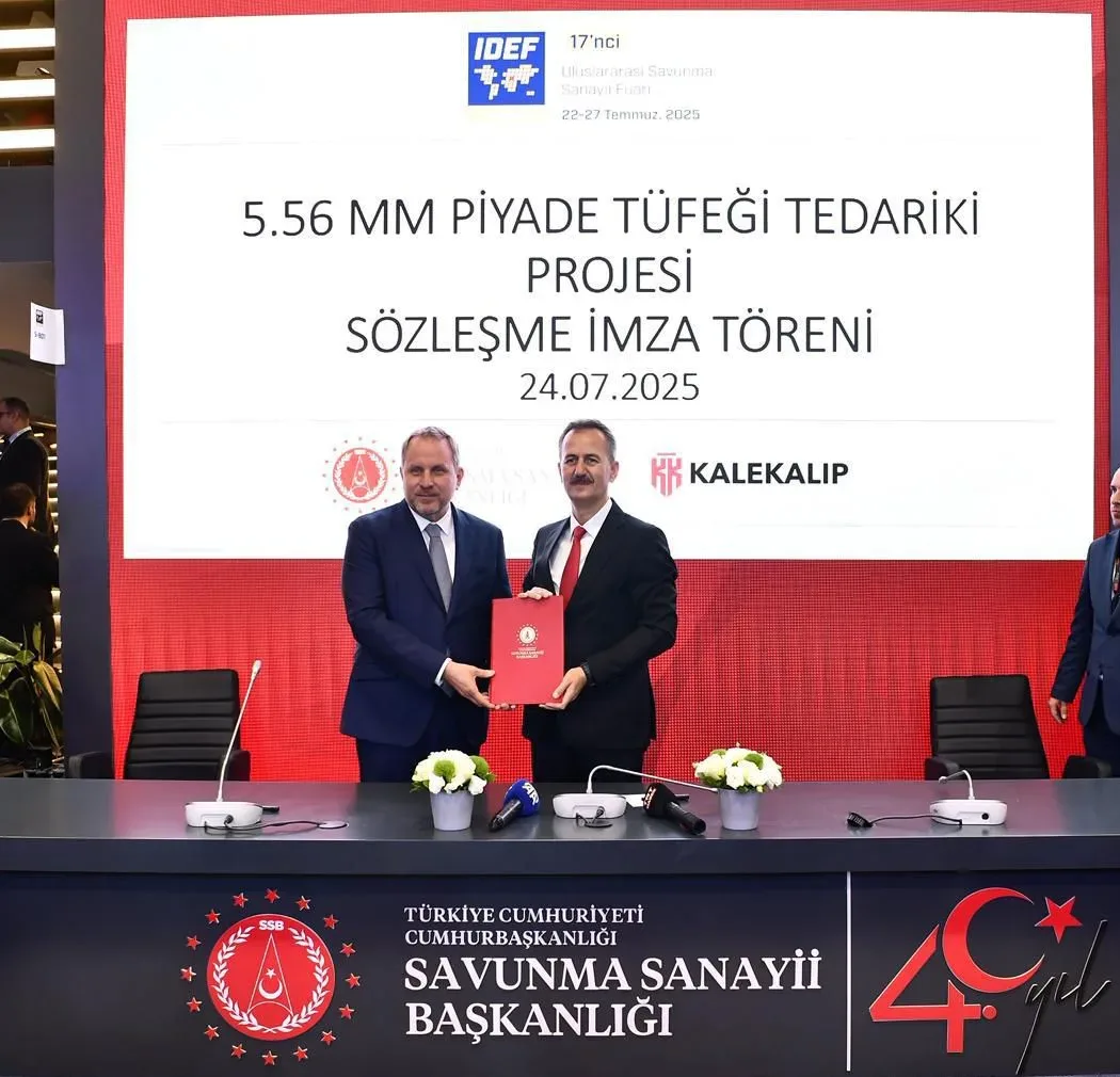 KALEKALIP'tan Jandarma’ya 10.000 KCR556 Piyade Tüfeği tedariki