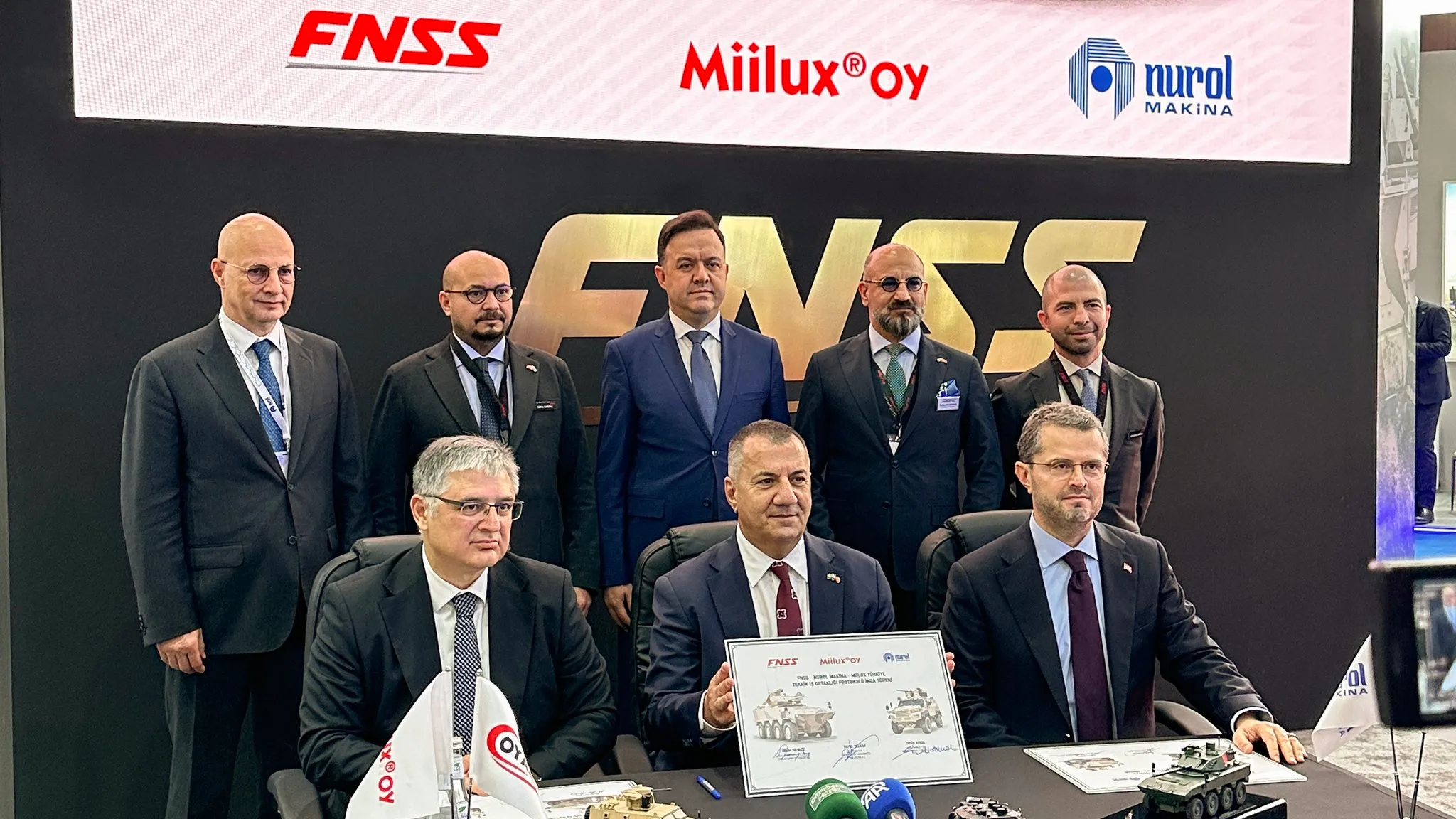FNSS, Miilux OY ve Nurol Makina zırh çeliği için protokol imzaladı