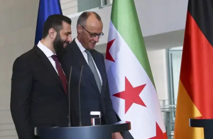 Suriye Devlet Başkanı Ahmed Şara ve Başbakan Frederich Merz