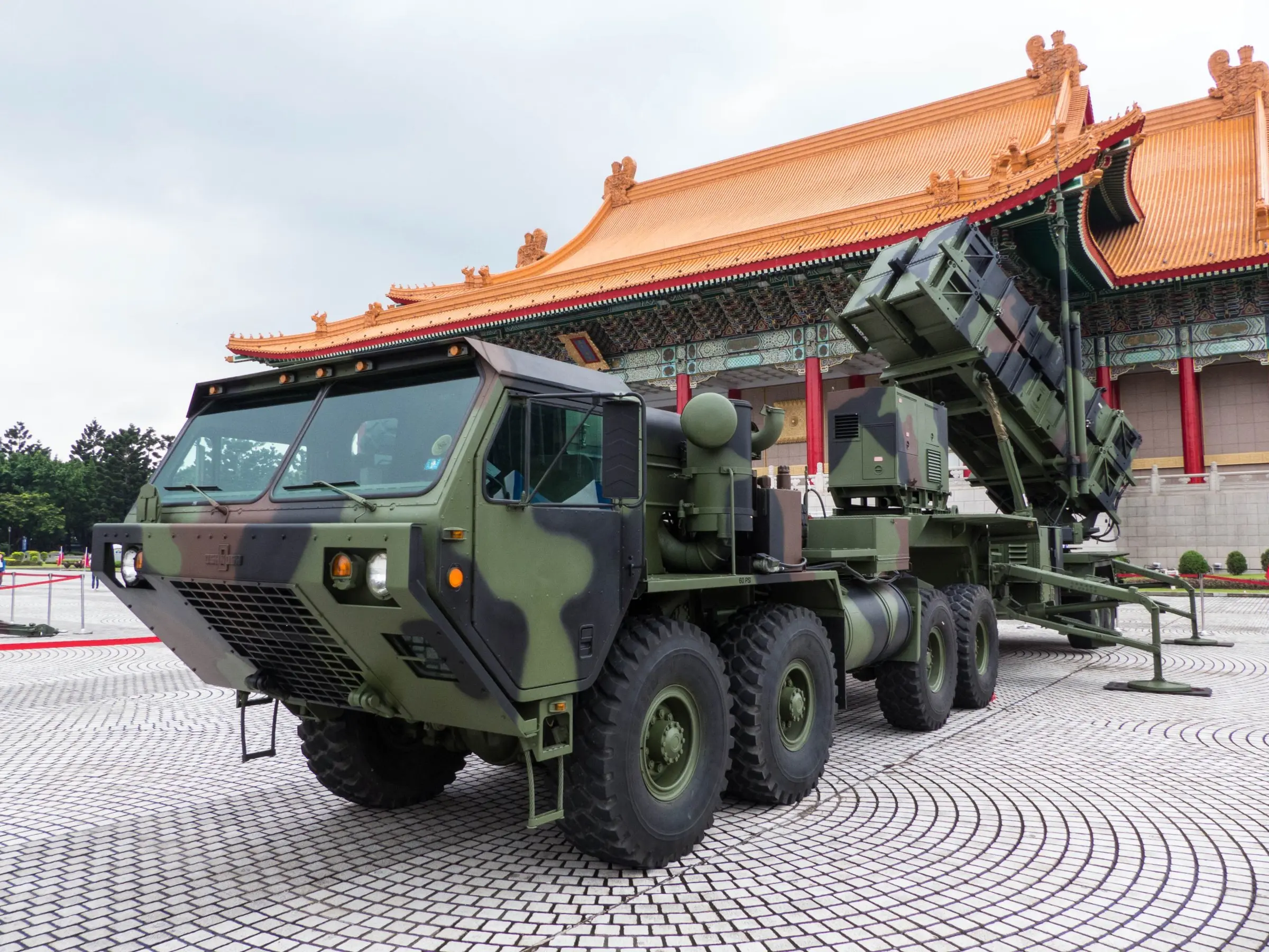 Tayvan Hava Kuvvetleri'ne ait bir Patriot PAC-2, 2014.