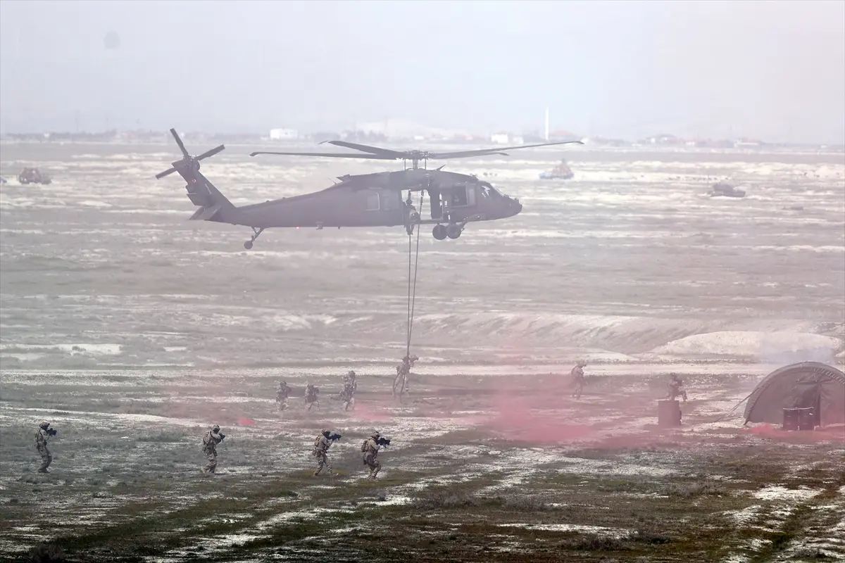Uluslararası Anadolu Ankası Tatbikatı-2026 basın turu, Konya'da 3. Ana Jet Üs Komutanlığında gerçekleştirildi.