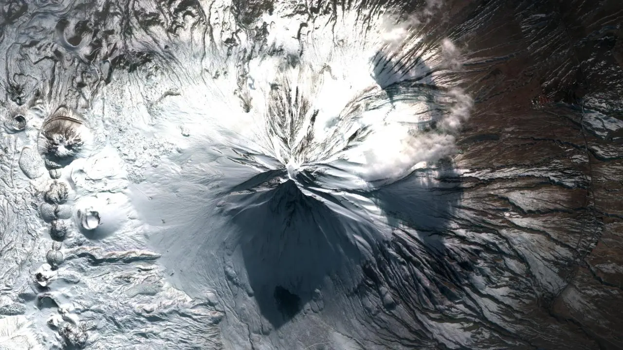 Göktürk-2B, uzaydan Ağrı Dağı’nı görüntüledi