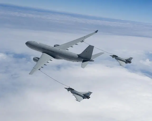 A330 MRTT olarak bilinen tanker versiyonu, sivil A330-200 modelini temel alıyor.