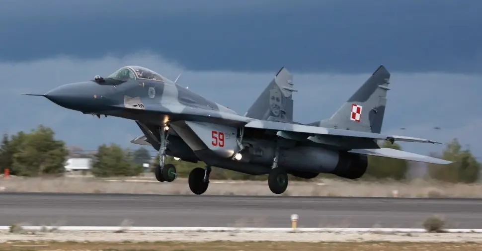 Polonya'ya ait bir MiG-29