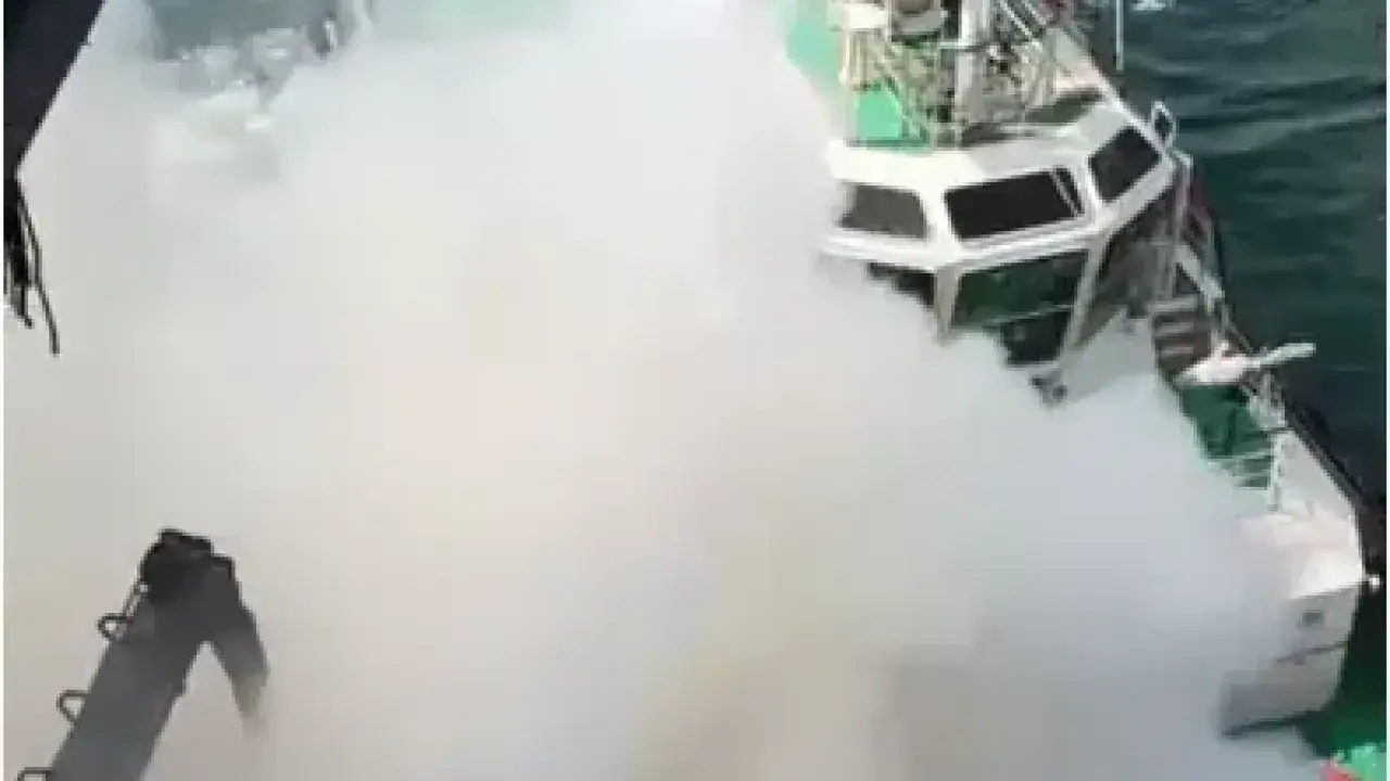 Vurulan Gaia gemisinden bir kesit