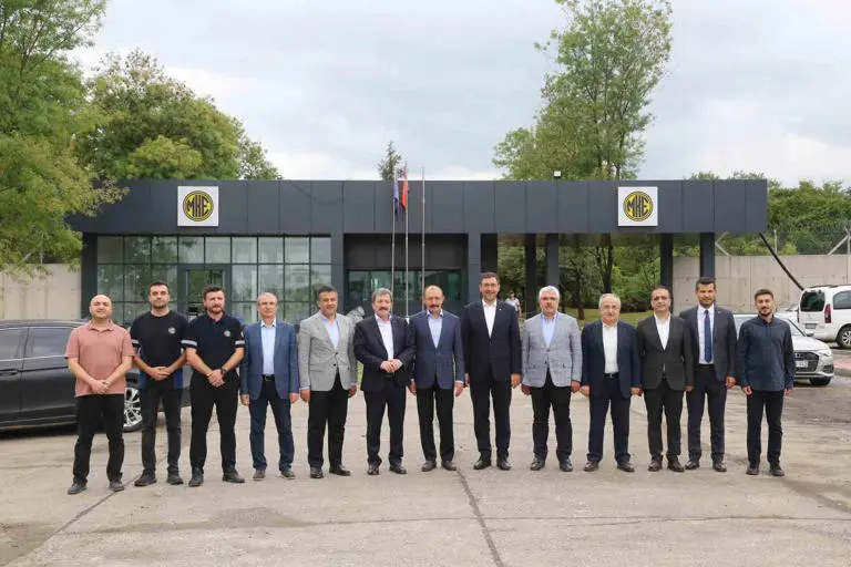 MKE'nin tesisini ROKETSAN Genel Müdürü İkinci inceledi