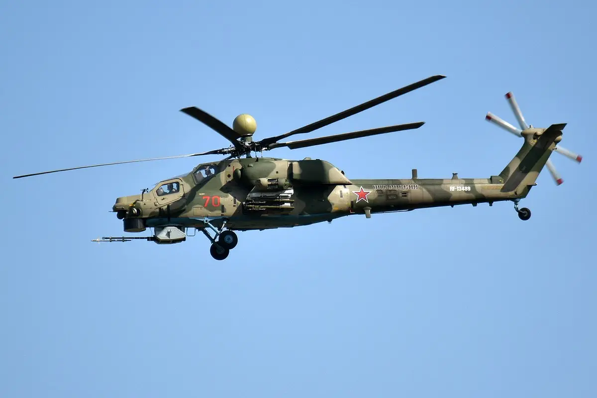 Mi-28 taarruz helikopterlerine, S8000 Banderol seyir füzesi entegrasyonu