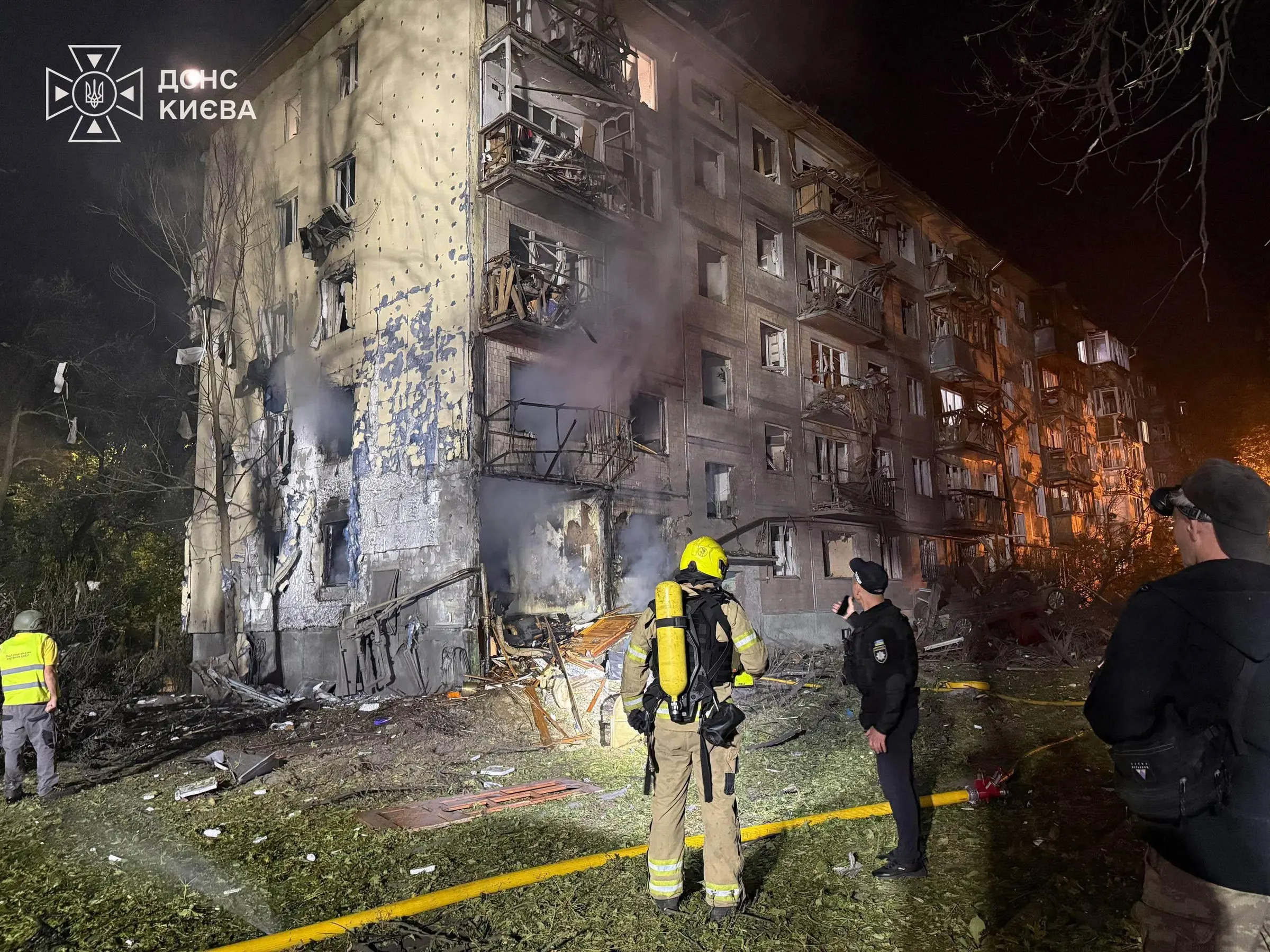 Kiev balistik füzelerle vuruldu: 9 ölü, 28 yaralı