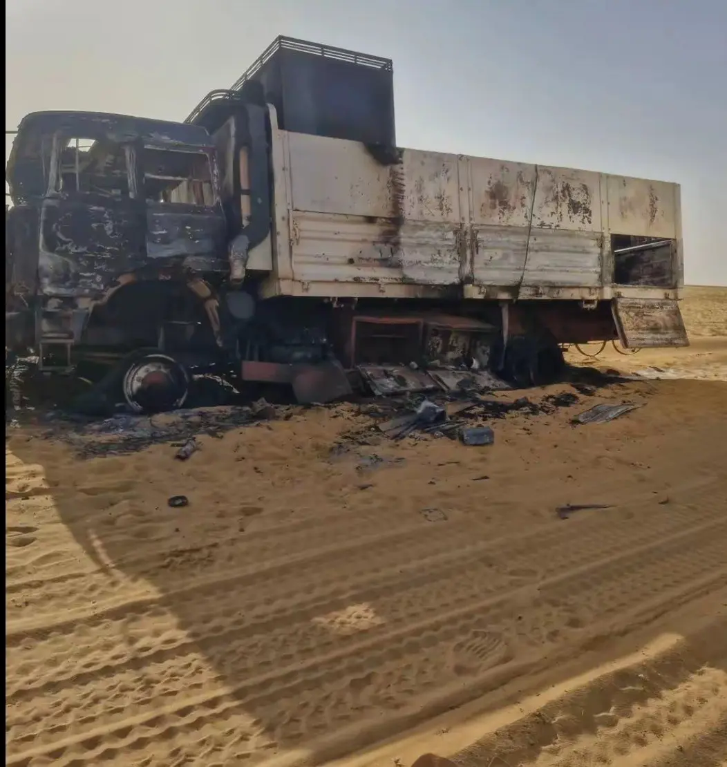 Sudan ordusu, Libya’dan gelen HDK ikmal konvoyunu vurdu