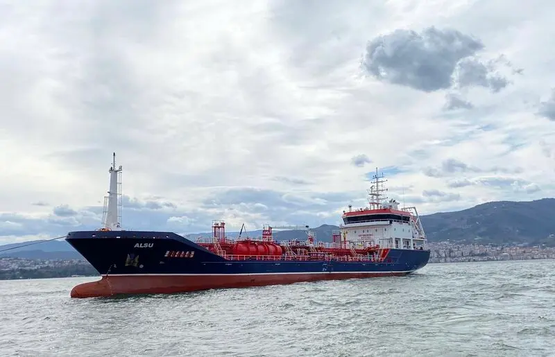 Kazaya karışan Alsu tanker gemisi